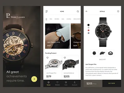 Watch : E-commerce Mobile App application branding creative agency design e commerce e commerce mobile app graphic design hogoco hogoco design studio hogoco studio mobile app shop smartwatch time ui ui application ux ux application watch watch mobile app