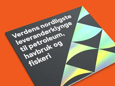 Branding for oil & gas, fish farming, fishery industry cluster branding brandmark brochure clean cover foil holographic holographic foil modern