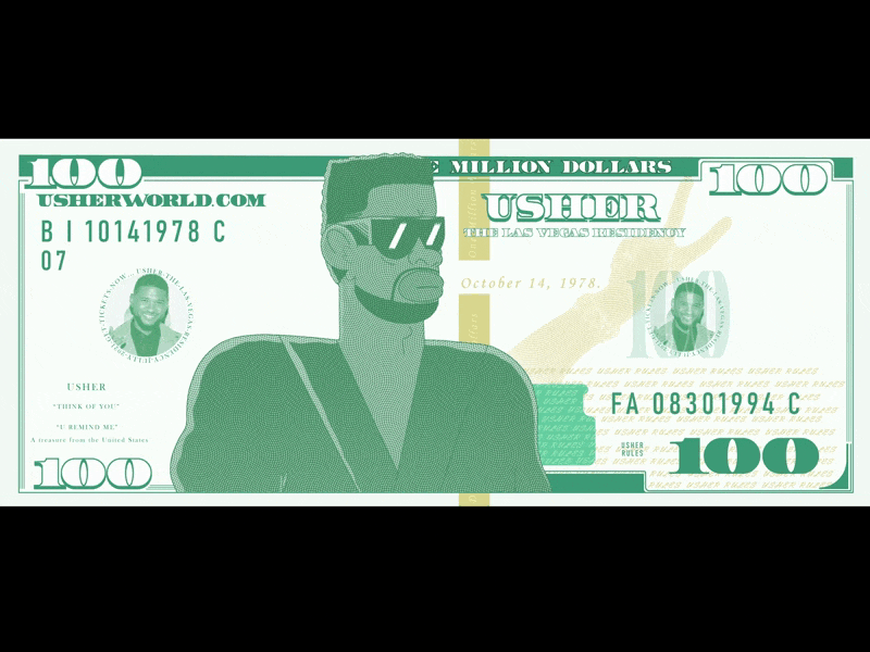 Usher Bucks animation cel frame by frame gif usher usher bucks