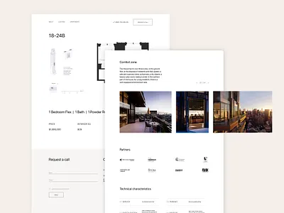 Luxury Real Estate Agency - UI/UX Website Design Concept agency appartments business corporate high end houses luxury minimalistic real estate ui ux webdesign website