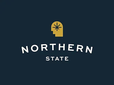 Northern State Logo blue brand branding cannabis color design gold graphic graphic design illustrator inspiration logo logo design luxury marijuana minneapolis minnesota type vector visual identity