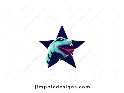 Cobra Star Logo branding cobra graphic design logo logo design snake star