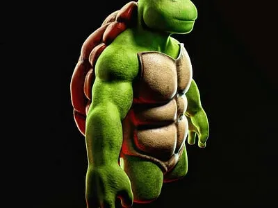 Turtle Model 3d animation branding graphic design logo motion graphics