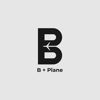 B Plane logo concept b letter brand design branding design illustrator logo logo designer minimalist plane typography vector wordmark