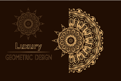 Luxury Geometric Design 3d art background branding design graphic design illustration luxury mandala vector