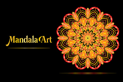 Mandala Art 3d art background branding design graphic design illustration mandal motion graphics vector