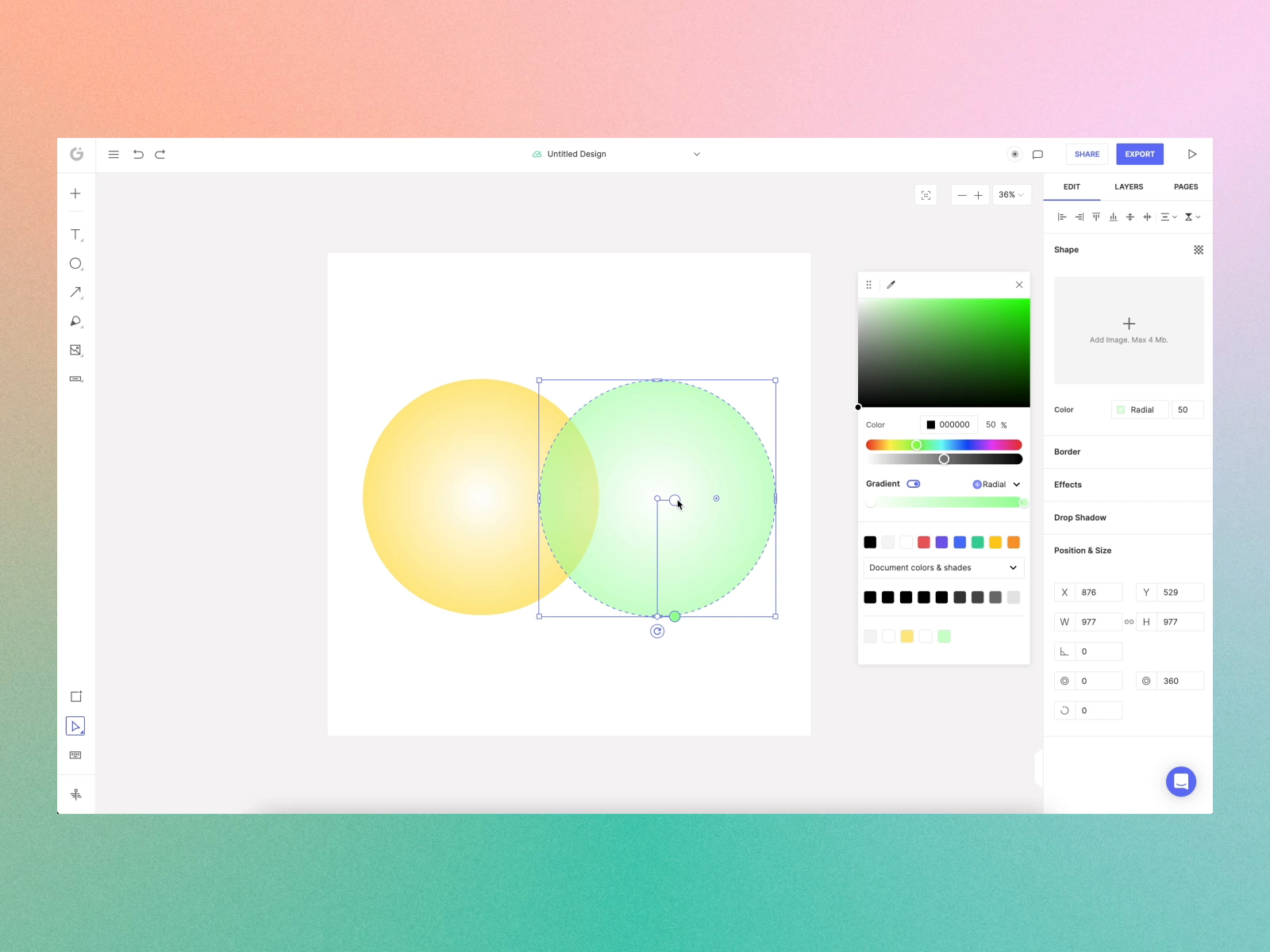 Our gradients will make your design stand out!