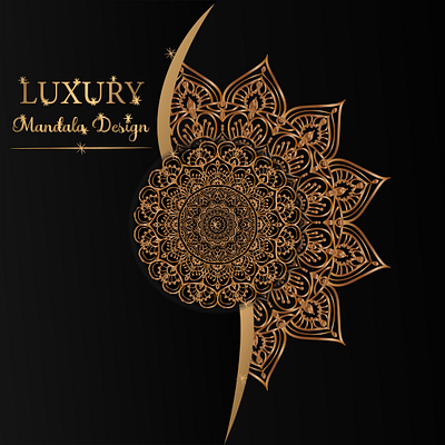 Luxury Mandala Design art background branding design graphic design illustration luxury mandala vector