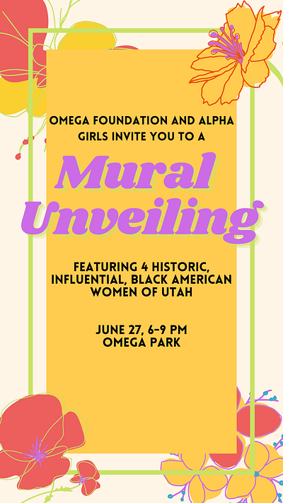 Floral Invitation - Instagram Story floral invitation nonprofit