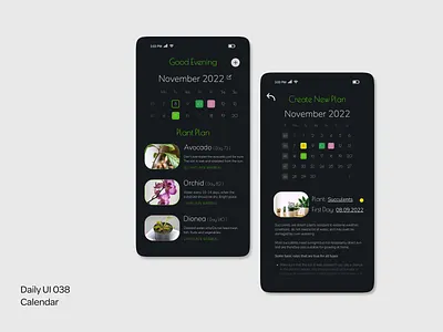 Daily Ui - 038 app calendar dailyui 038 design graphic design ui