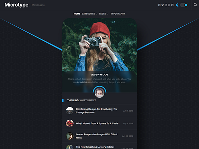 Microtype WordPress Theme blog design free responsive wordpress wordpress theme