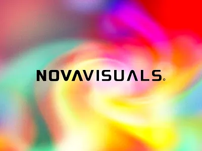 Nova Visuals© brand logo logotype