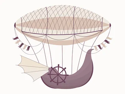 air ship air ship flat design illustration transport vector graphic vector illustration