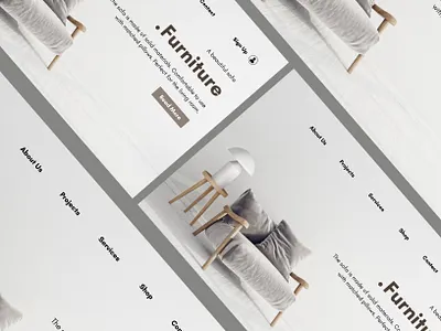 Furniture Landing page Html Template css design furniture html template furniture website furniture website template htm website html java js ui ux design website design website prototype website template
