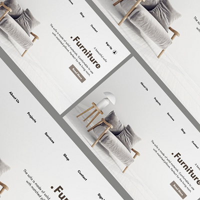 Furniture Landing page Html Template css design furniture html template furniture website furniture website template htm website html java js ui ux design website design website prototype website template
