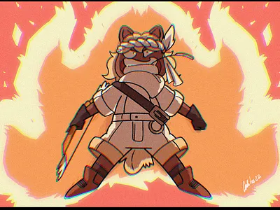 Rogue power up burst characterdesign ninokuni ninokunicrossworlds powerup rage rogue