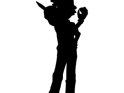 Ash Ketchum Silhouette ash ketchum silhouette design graphic design illustration vector