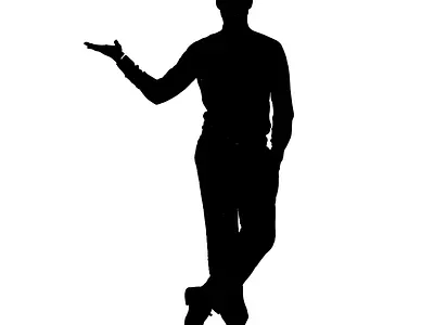 Man Silhouette design graphic design illustration vector