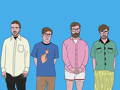album cover album cover cartoon comic doodle drawing fun illustration people podcast portrait radio cover