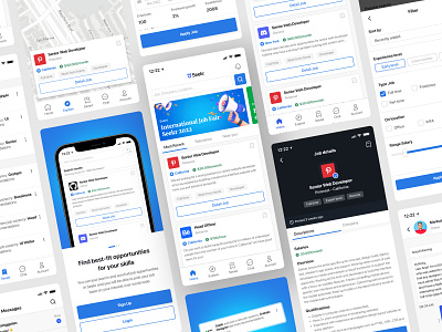 Seekr - Job Finder Application app design job job finder uidesign ux design