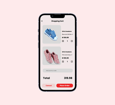 Shopping Cart design ui