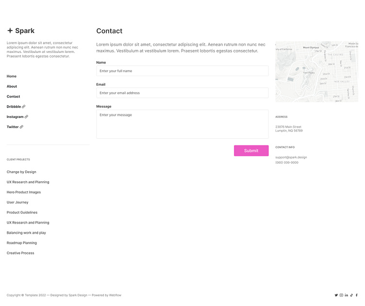 case study template webflow