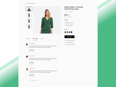For Female 2022 azerbaijan beautiful branding collection design female figma girl graphic design green illustration la landing page outfit trend trending ui ux women