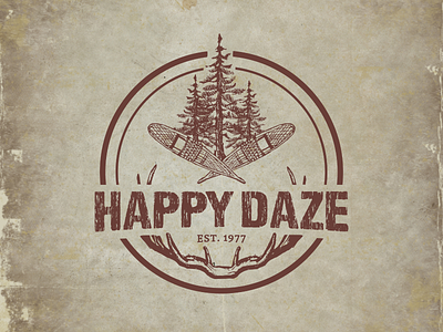 Happy Daze Bar Logo Design & Branding bar and lounge bar branding brand design branding design graphic design graphic designer illustration logo logo branding logo design vintage vintage logo vintage style