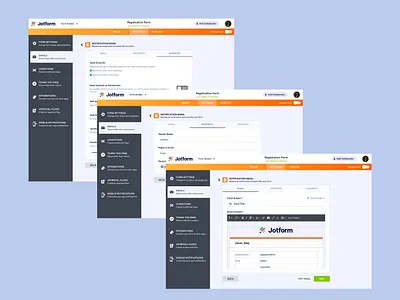 Jotform Emails email editor email settings emails form form builder form settings jotform product design settings