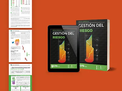 Ebook- Gestión del riesgo broker design ebook financial market freelance graphic design infoproduct layout