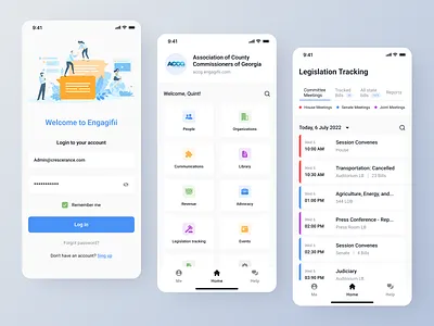 Engagifii - Management platform (Design) design design research figma illustration logo management mobile mobile app design mobile ui mobile ui design platform responsive design schedule ui ui design uiux ux ux design web web app design