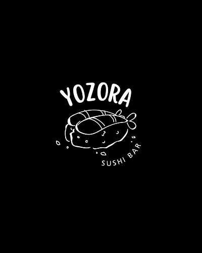 YOZORA brand branding design graphic design logo logo design typography