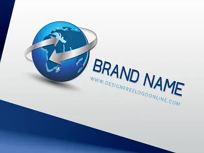 Create Your Own Free 3D Globe Logo Template 3d logo 3d logo maker business logos company logo design a logo finance logo globe logo globe symbol logo design logo maker travel logos