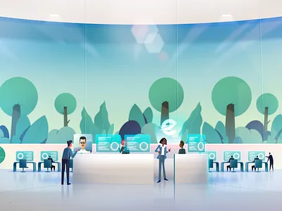 Future Airport airport airport background airport illustration background art background illustration digital future future airport future building future office futuristic hologram jagthund office background office character office modern office space silicon valley