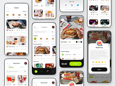 Mbadok - Delivery App app app design big mac burger king clean delivery food food app food delivery food delivery application ios mcdonalds mobile mobile app mobile product product design ui ui kit ui kit mobile ux