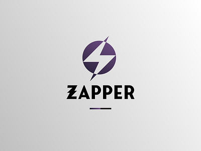 Zapper Logo Design app branding design graphic design illustration logo typography ui ux vector