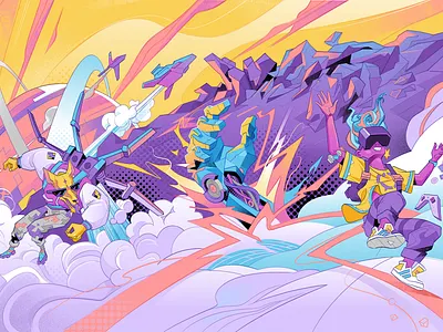 Game Controllers Design 🎮✨ avatars characters controller design game community gaming hurca illustration metaverse play players videogame