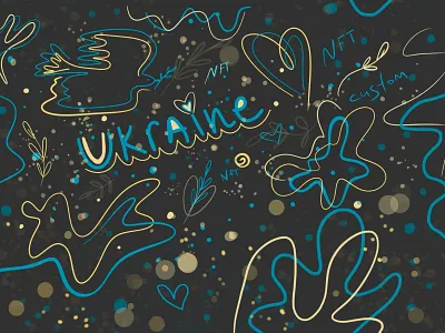 UA autumn illustration logo pattern picture procreate ukraine