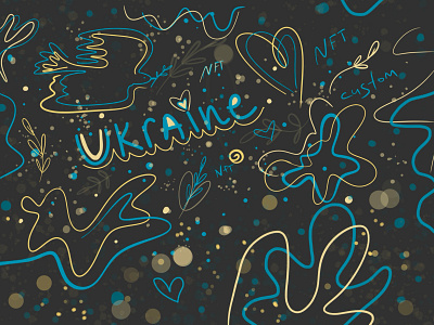 UA autumn illustration logo pattern picture procreate ukraine