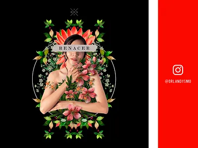 RENACER II art artist collage creatividad design desing desinger illustration logo ui
