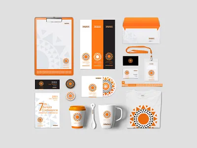 7th Annual Conference ratiopharm International conference design identity kyiv sun sunflower ukraine