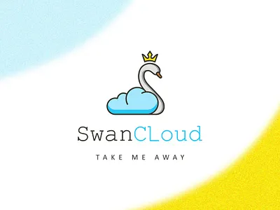 Swan Cloud Logo Design animal logo design bird logo bird logo design branding business logo cloud logo company logo creative logo design custom logo design flat logo logo logo design logotype minimal minimal logo minimalist logo swan swan logo swan logo design