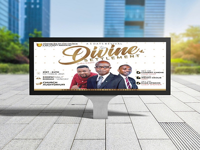 Church flyer graphic design