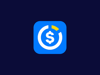App Icon app branding budget flat icon logo minimal modern money simple tracker ui ukrainian