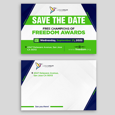 Save the Date Postcard attractive branding date design flyer flyer design graphic design mailing postcard postcard save save the date savethedate the