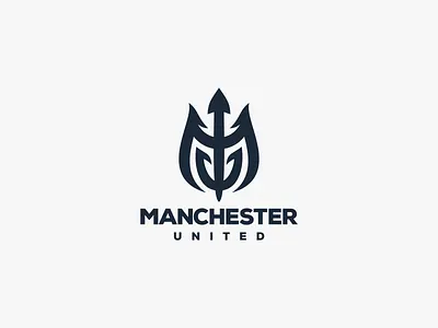 Manchester United logo design app branding design graphic design illustration logo typography ui ux vector
