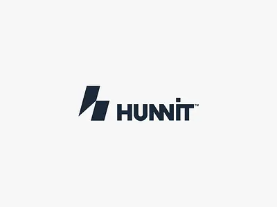 Hunnit Logo Design app branding design graphic design illustration logo typography ui ux vector