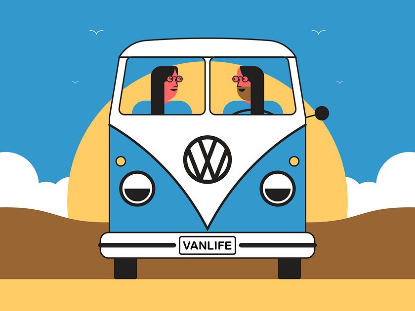 Browse thousands of Vw Bus images for design inspiration | Dribbble