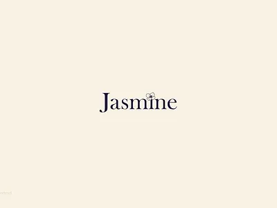 Jasmine logo concept adobe illustrator brand identity branding corporate identity design graphic design logo logotype ready made logo