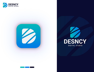 Desncy - Letter D Logo Design 3d branding creative design flat graphic design illustration logo logo animation logo design motion graphics ui vector web website